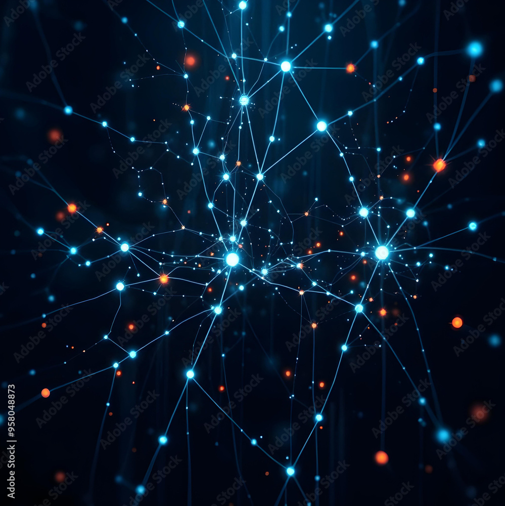 Complex Network of Interconnected Nodes Representing Neural Network Complex Network of Interconnected Nodes Representing Neural Network