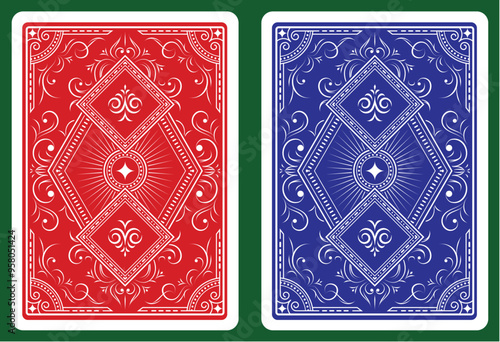 Classic Playing card back design