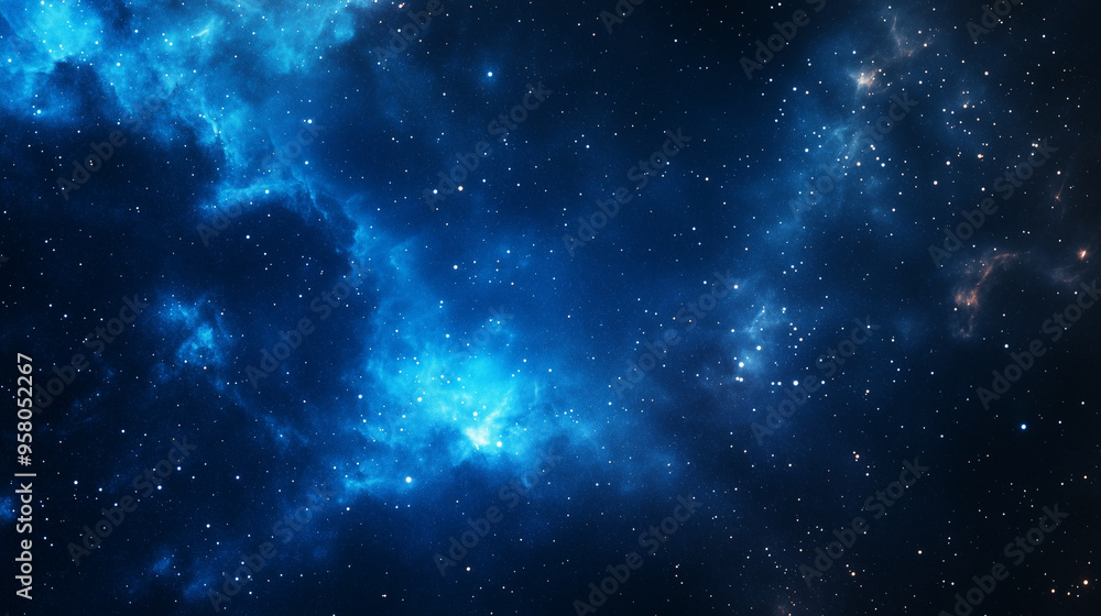 Naklejka premium nebula gas cloud in deep outer space