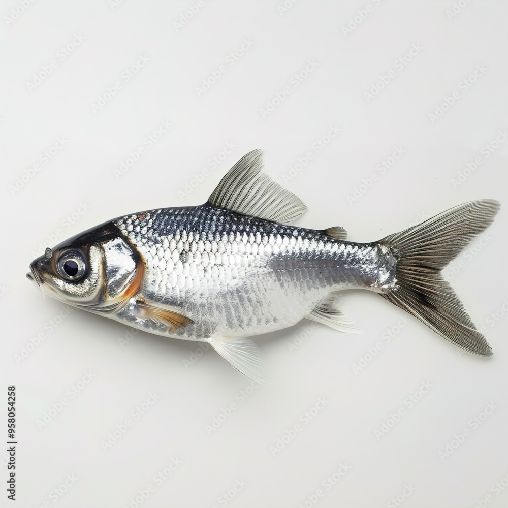 Fototapeta premium fish on a wooden board