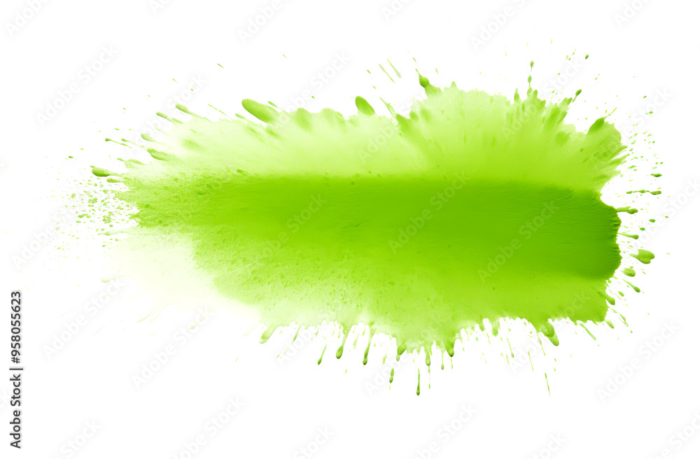 Abstract green splatter Abstract green splatter