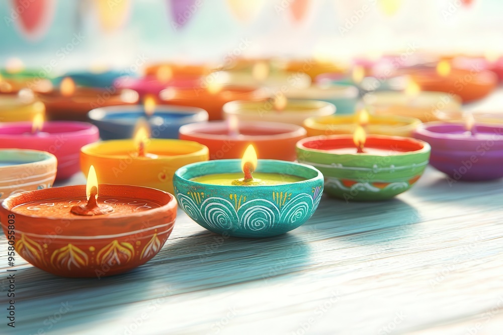 Diwali clay diyas Diwali clay diyas