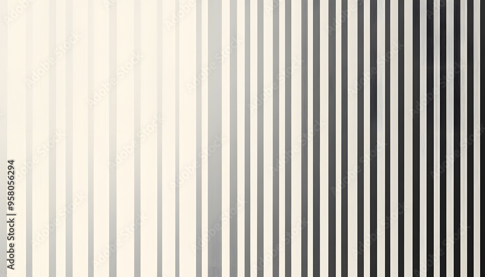 Fototapeta premium Thin, repeating lines or stripes, either vertical or horizontal, on a neutral background