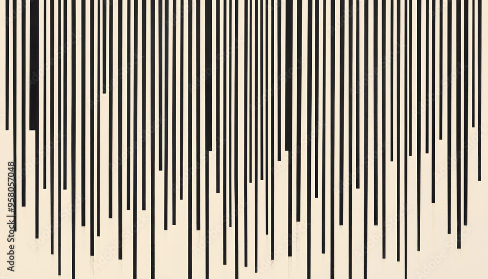 Thin, repeating lines or stripes, either vertical or horizontal, on a neutral background Thin, repeating lines or stripes, either vertical or horizontal, on a neutral background