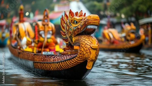 Vallamkali Boat races. races on special elongated 