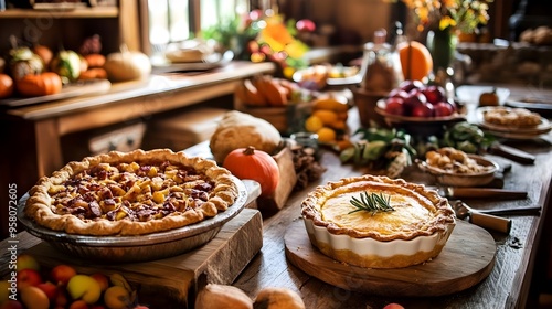 Rustic Thanksgiving Kitchen...