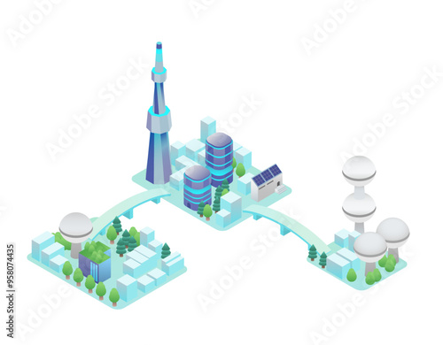 FutureCity_Three-Islands