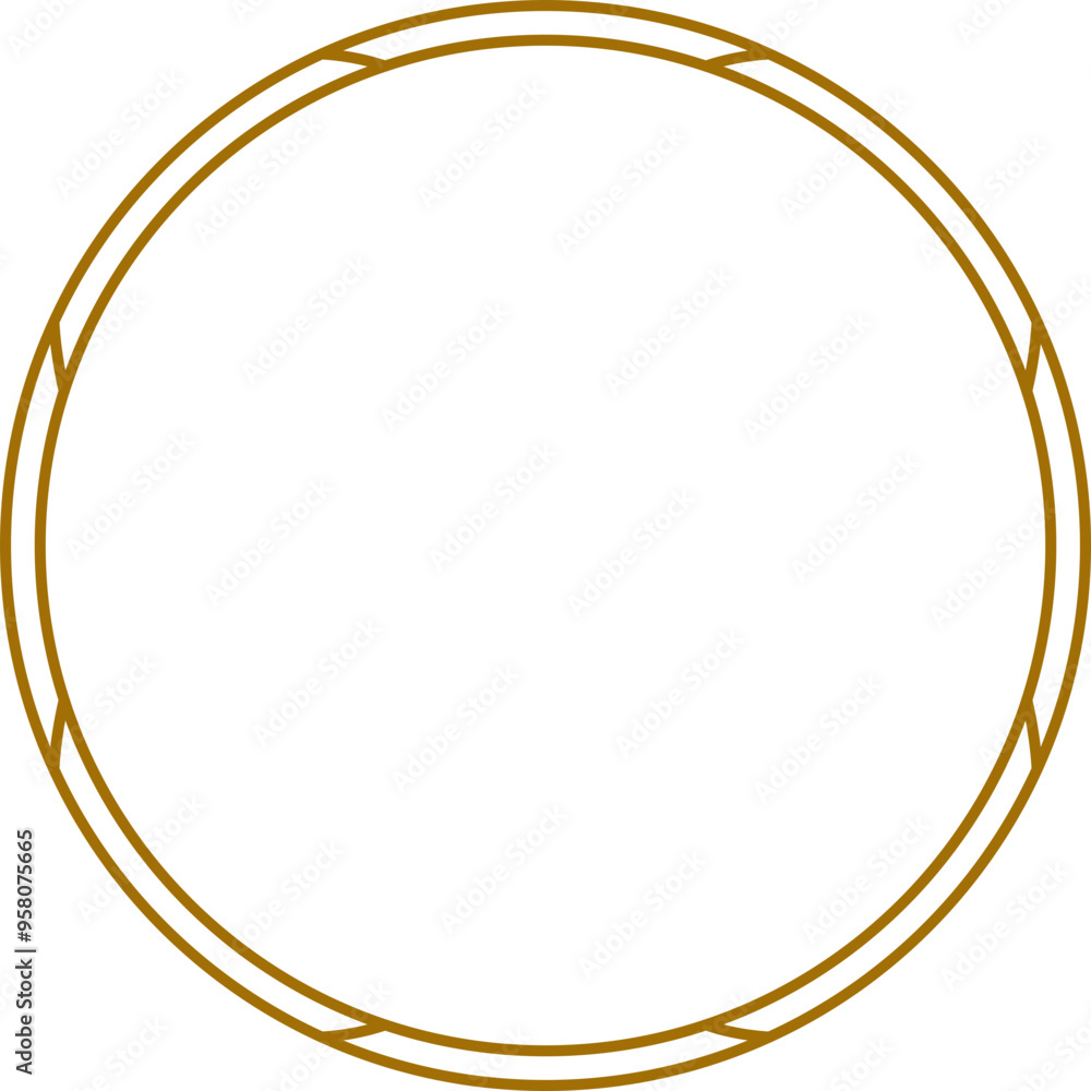 Art Deco Circle Frame Art Deco Circle Frame