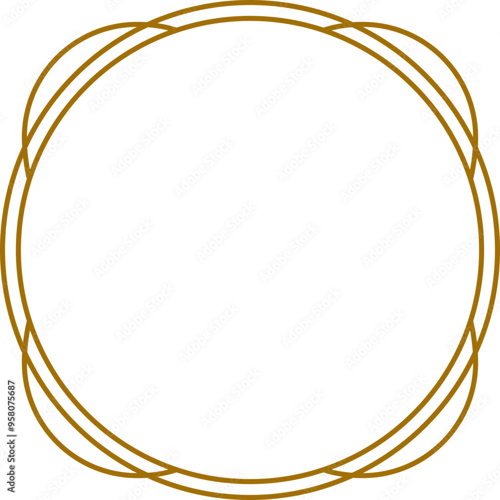 Art Deco Circle Frame Art Deco Circle Frame