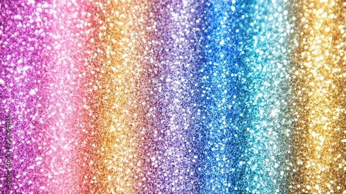 Rainbow glitter sparkle stripes, mermaid unicorn colours, background illustration
