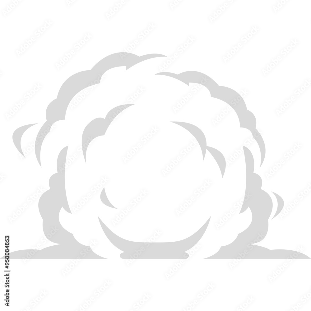 Cartoon Bomb Explosions, Smoke and Boom Blast Clouds. Clip Art Element for Game, Print and Web Design. Vector Illustration Cartoon Bomb Explosions, Smoke and Boom Blast Clouds. Clip Art Element for Game, Print and Web Design. Vector Illustration