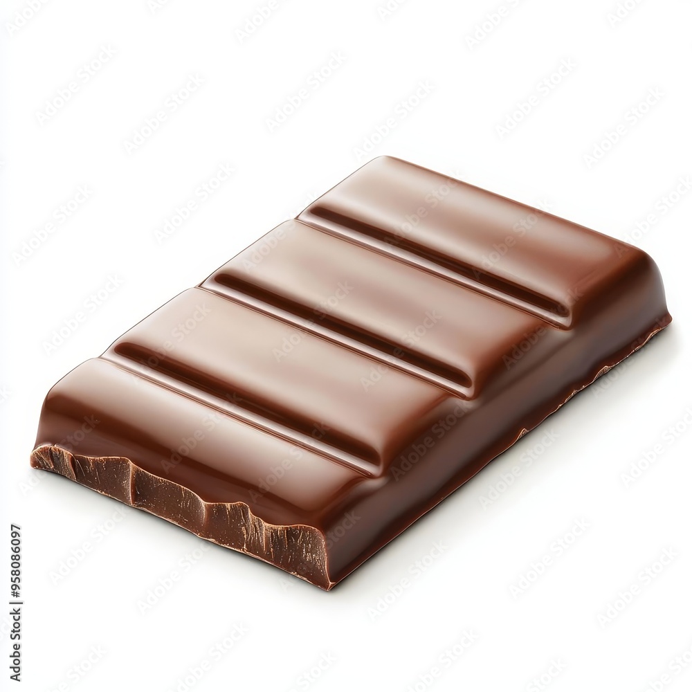 Melting chocolate bar mockup, hyper-realistic style, drips and splashes, high-definition textures, vibrant dark brown tones, isolated on white background Melting chocolate bar mockup, hyper-realistic style, drips and splashes, high-definition textures, vibrant dark brown tones, isolated on white background