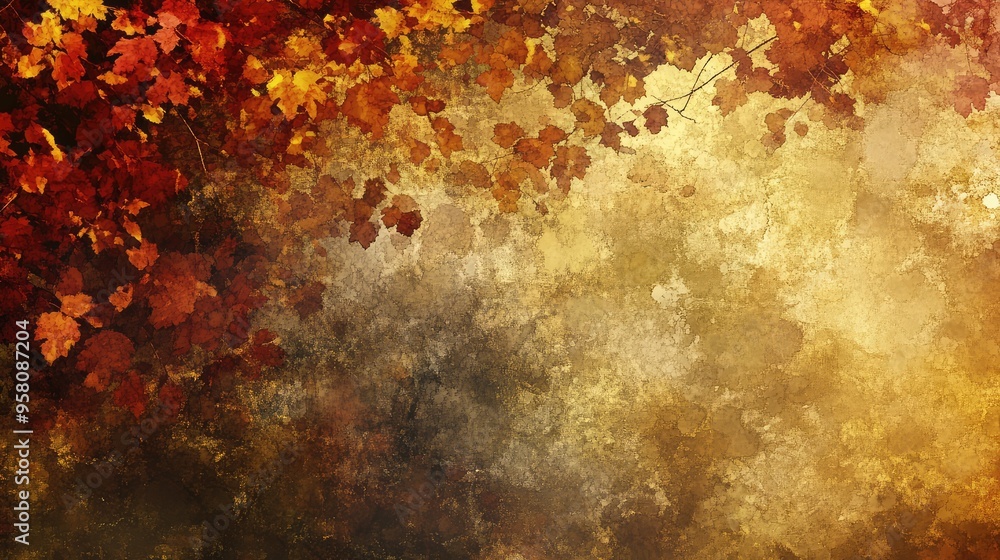 Gentle abstract textures in warm autumnal tones, reflecting the rich beauty and calm of fall foliage Gentle abstract textures in warm autumnal tones, reflecting the rich beauty and calm of fall foliage