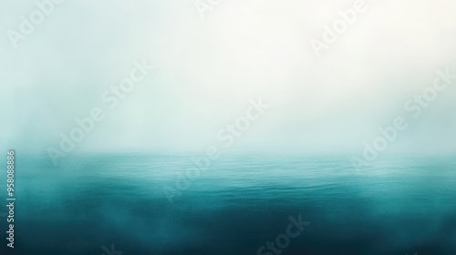 Soft abstract gradients in oceanic blues and greens, evoking the calm and tranquility of a peaceful sea photo