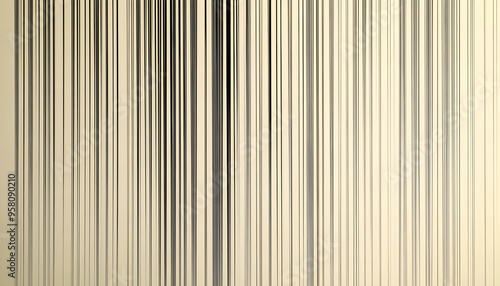 Thin, repeating lines or stripes, either vertical or horizontal, on a neutral background