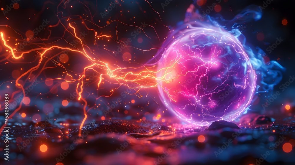 electric lighting, abstract electrical background electric lighting, abstract electrical background