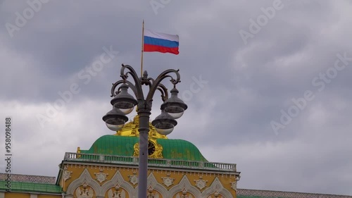 Grand (Great) Kremlin Palace, was built from 1837 to 1849 in Moscow, Russia on site of estate of Grand Princes, which had been established in 4th century on Borovitsky Hill.
