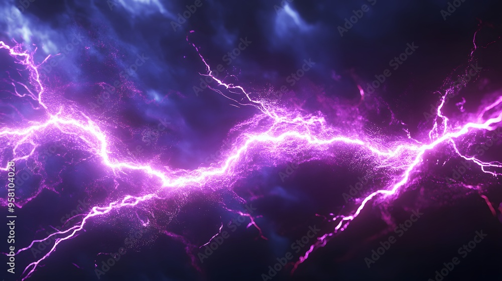Purple electric lighting, abstract electrical background Purple electric lighting, abstract electrical background