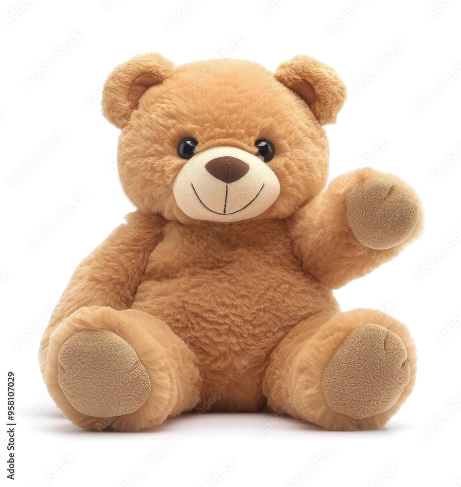 Obraz premium Smiling teddy bear toy