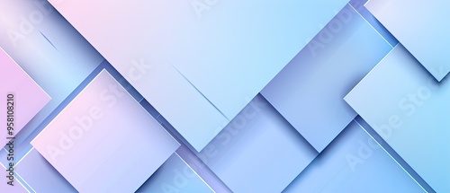 A blue background with squares of different sizes