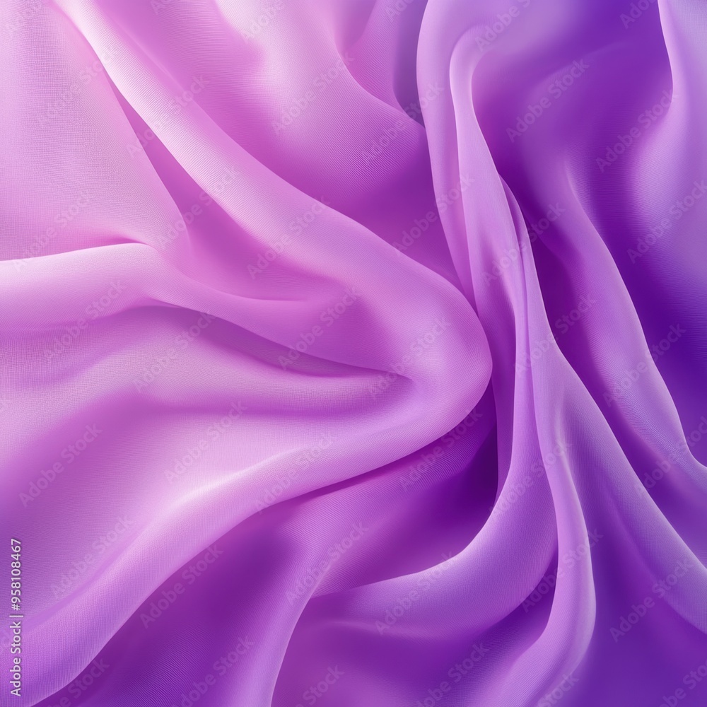 Soft, flowing fabric in beautiful shades of purple, perfect for backgrounds or textile design, adding elegance and charm. Soft, flowing fabric in beautiful shades of purple, perfect for backgrounds or textile design, adding elegance and charm.