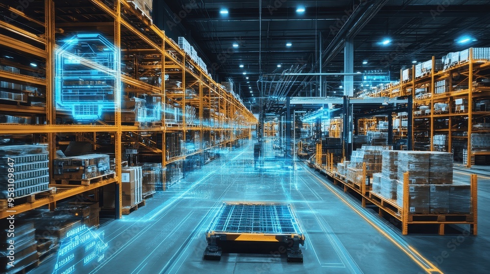 Modern Warehouse Automation with Advanced Technology Modern Warehouse Automation with Advanced Technology