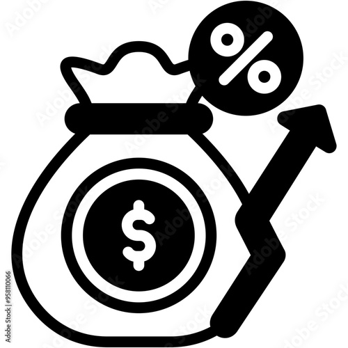 Inflation Rate Icon