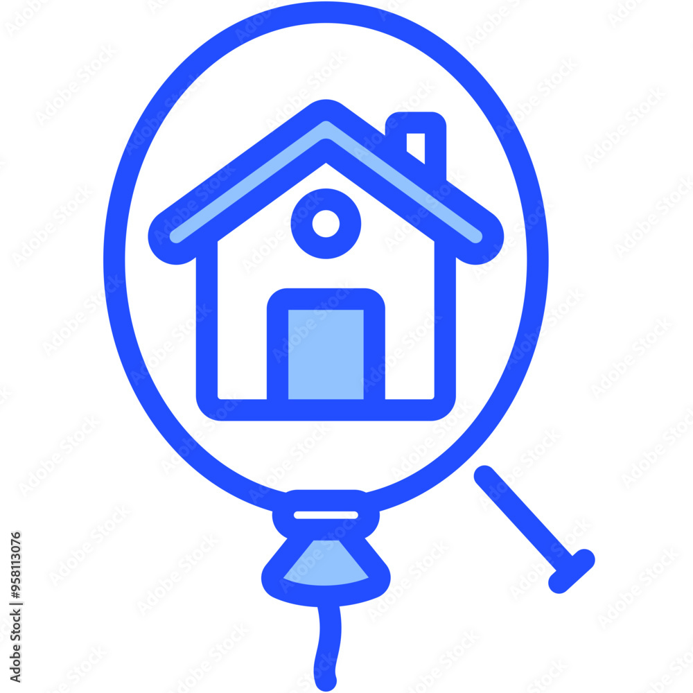 Housing Bubble Icon Housing Bubble Icon