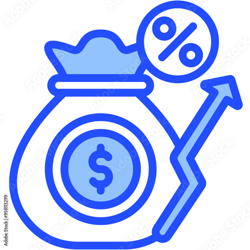 Inflation Rate Icon