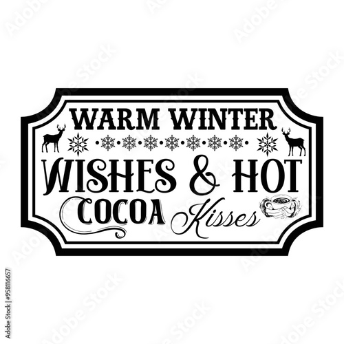 Vintage Hot Cocoa Svg Bundle, Hot Cocoa Svg, Hot Cocoa Sign Svg, Hot Cocoa Bundle Svg, Vintage Christmas Svg, Vintage Hot Cocoa Svg, Hot Coca Signs Svg,