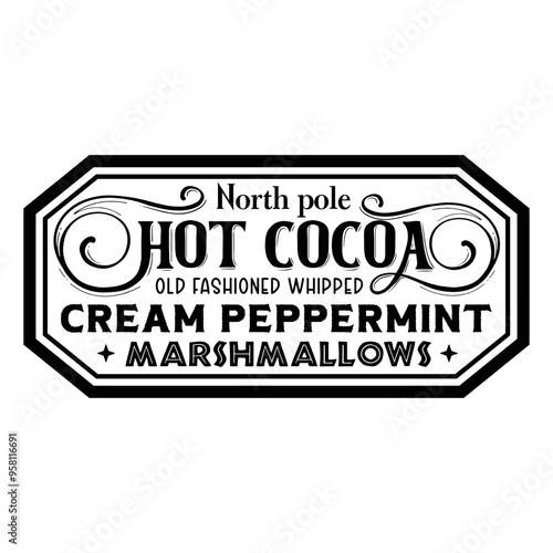 Vintage Hot Cocoa Svg Bundle, Hot Cocoa Svg, Hot Cocoa Sign Svg, Hot Cocoa Bundle Svg, Vintage Christmas Svg, Vintage Hot Cocoa Svg, Hot Coca Signs Svg,