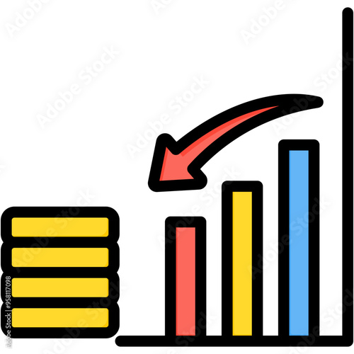 Financial Meltdown Icon