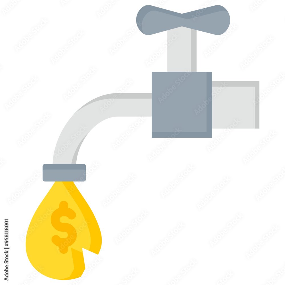 Fototapeta premium Liquidity Icon