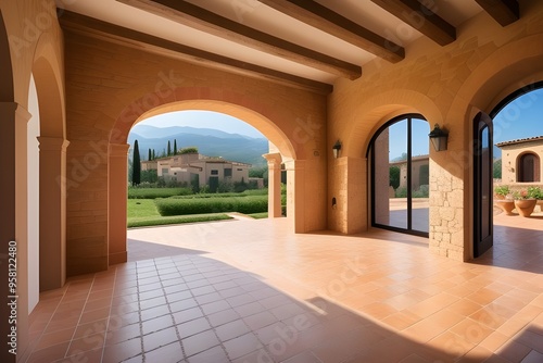 tuscan style villa 