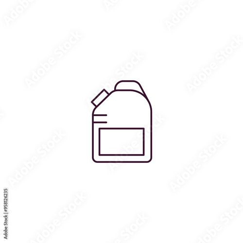 biofuel outline icon. Linear vector from ecology concept. Thin line biofuel icon isolated on white background
