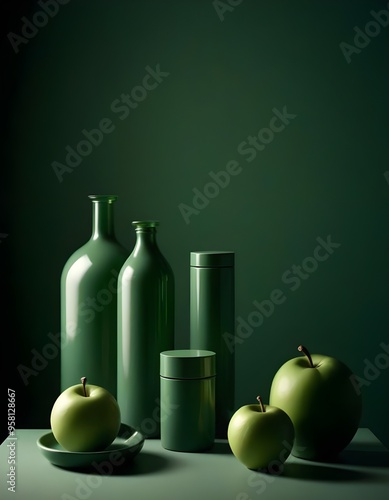 still life with apple