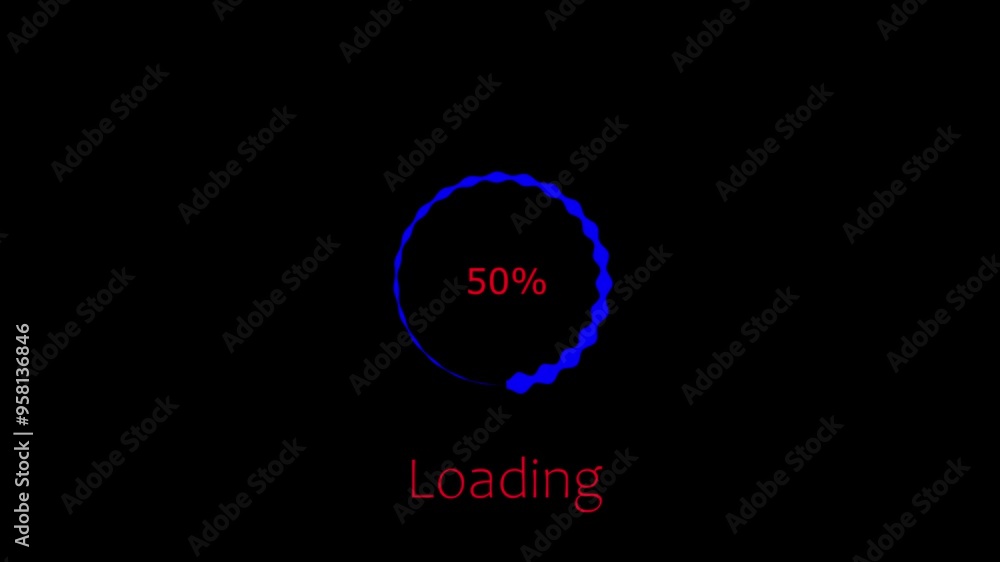 abstract circle loading bar animation abstract circle loading bar animation