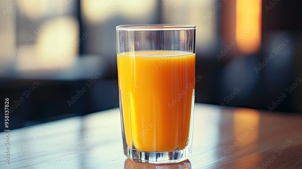 A glass of freshly squeezed apple juice A glass of freshly squeezed apple juice