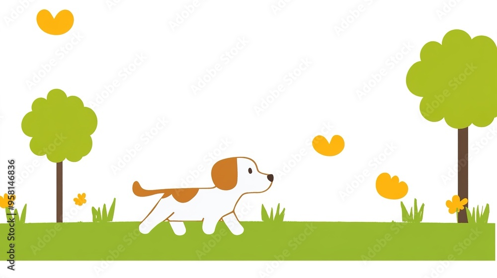 Exquisite PNG Illustration of a Playful Dog in a Whimsical Garden: A Charming and Detailed Illustration Featuring a Joyful Dog Playing in a Magical, Enchanted Garden. Exquisite PNG Illustration of a Playful Dog in a Whimsical Garden: A Charming and Detailed Illustration Featuring a Joyful Dog Playing in a Magical, Enchanted Garden.