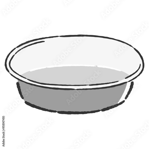 水入れのイラスト