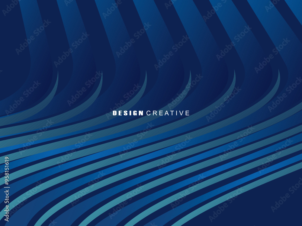 Flowing dark blue curve shape with soft gradient vector abstract background, relaxing and calm art, can depict health, medical, etc. Flowing dark blue curve shape with soft gradient vector abstract background, relaxing and calm art, can depict health, medical, etc.