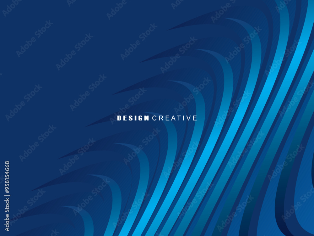 Flowing dark blue curve shape with soft gradient vector abstract background, relaxing and calm art, can depict health, medical, etc. Flowing dark blue curve shape with soft gradient vector abstract background, relaxing and calm art, can depict health, medical, etc.