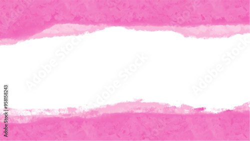 Abstract pink watercolor background.Hand painted watercolor. vector