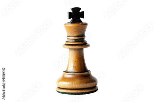 Wooden Chess King Piece