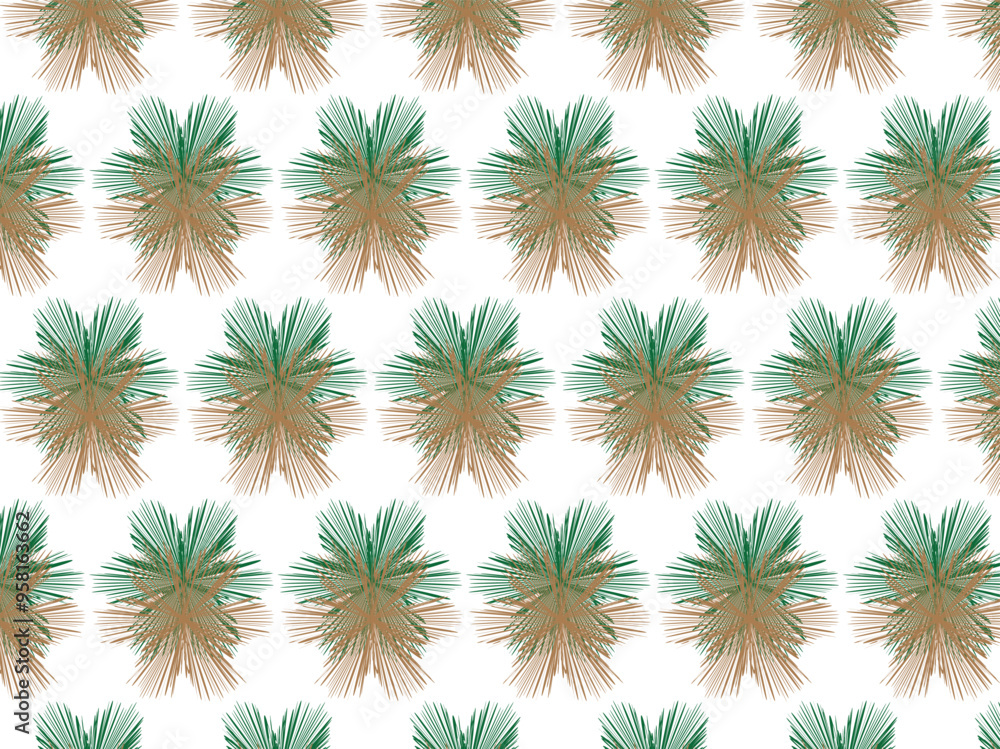 Obraz premium seamless pattern with leaves