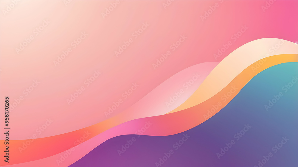 Simple, minimalist background design featuring a soft gradient transition from different colors Simple, minimalist background design featuring a soft gradient transition from different colors