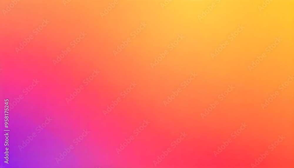 Obraz premium Colorful abstract blurred gradient background with soft smooth vibrant colors ranging from orange to blue