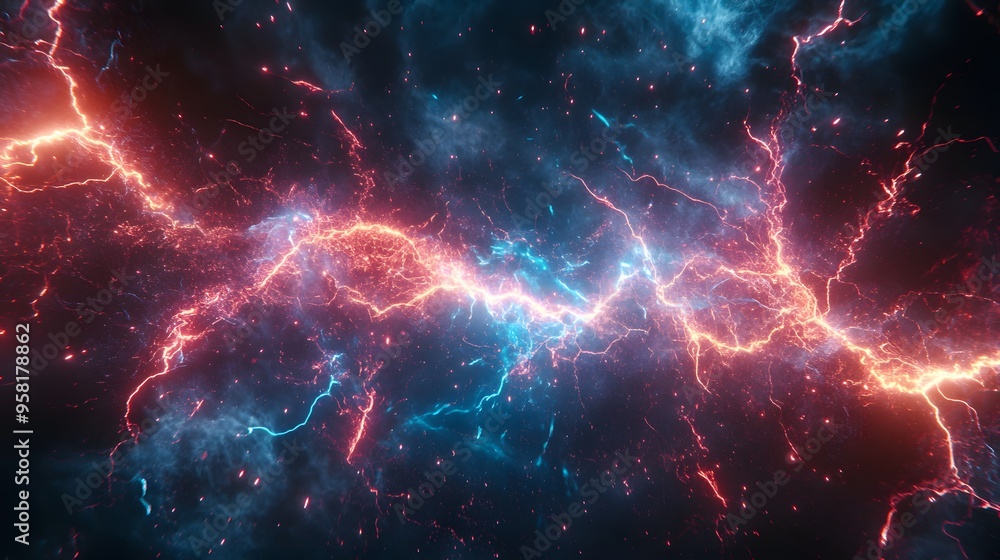 electric lighting, abstract electrical background electric lighting, abstract electrical background