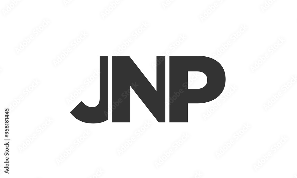 JNP logo design template with strong and modern bold text. Initial based vector logotype featuring simple and minimal typography. Trendy company identity. JNP logo design template with strong and modern bold text. Initial based vector logotype featuring simple and minimal typography. Trendy company identity.