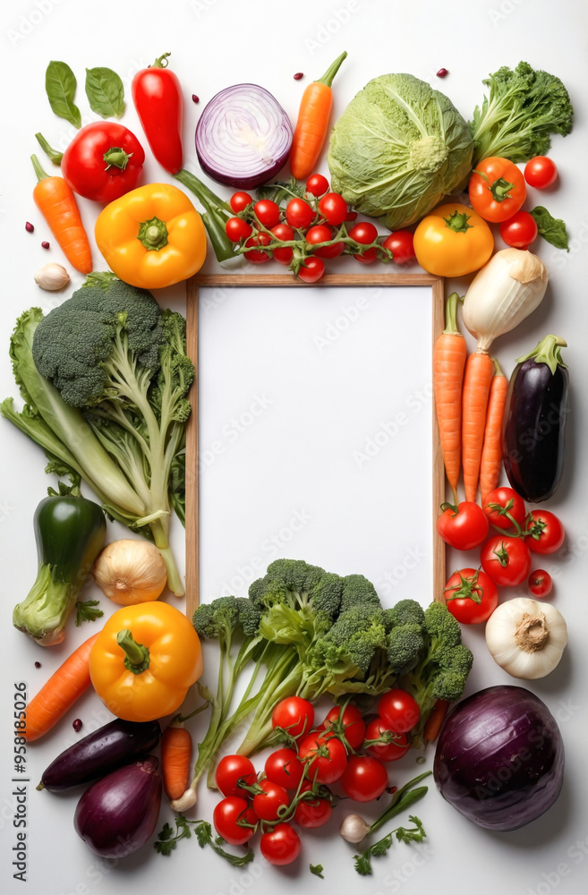 vegetables and fruits on white background with space for text , healthy food, veganism vegetables and fruits on white background with space for text , healthy food, veganism